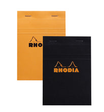Load image into Gallery viewer, Orange Lined Rhodia Notepad