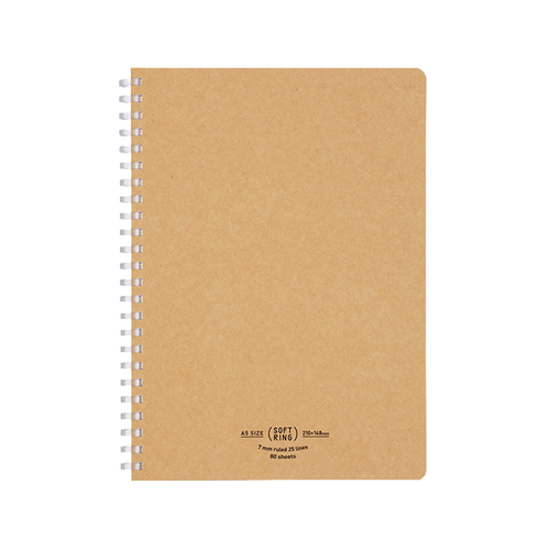 A5 Soft Ring Notebook (80 pgs)