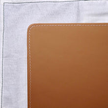 Load image into Gallery viewer, Beige Vegan Leather Desk Pad