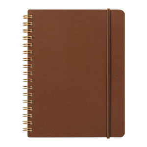 Leather B6 Spiral Notebook